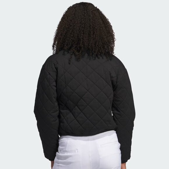BNWT Adidas Go To Quilted Outerwear Jacket Golf Apparel, Black, Large - Picture 2 of 5